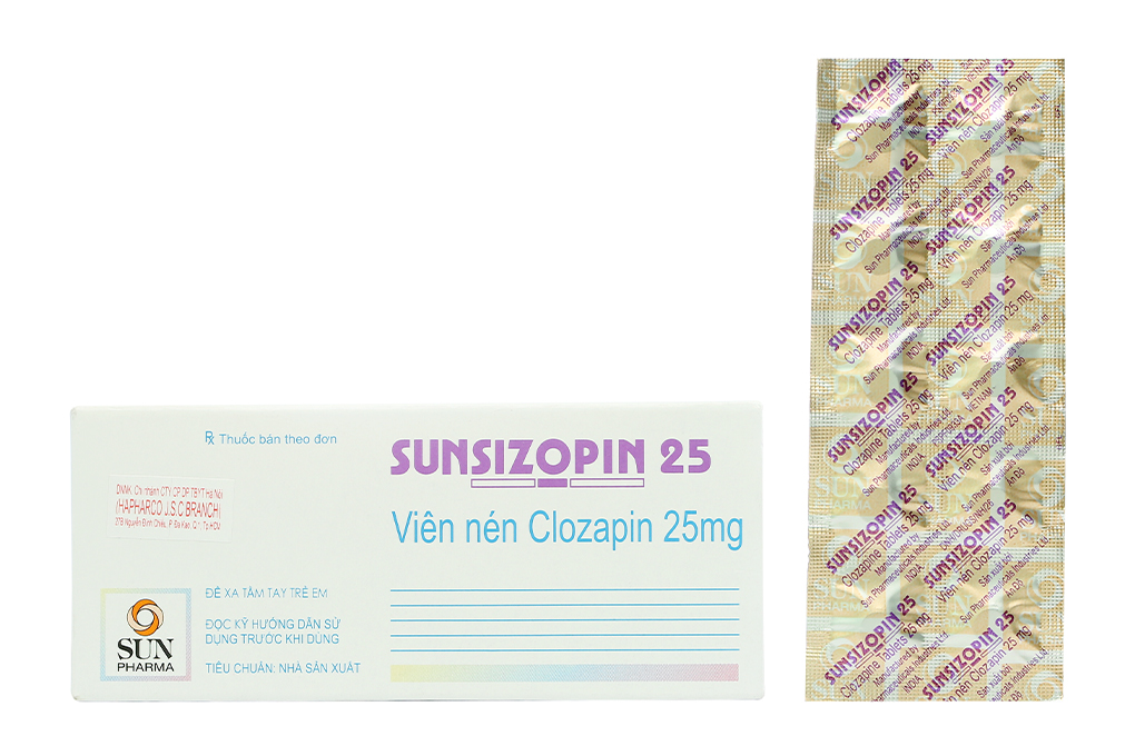 Sunsizopin 25 trị chứng tâm thần phân liệt