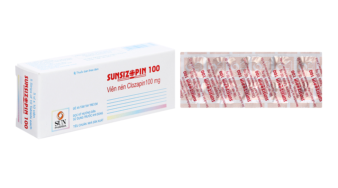 Sunsizopin 100 trị tâm thần phân liệt