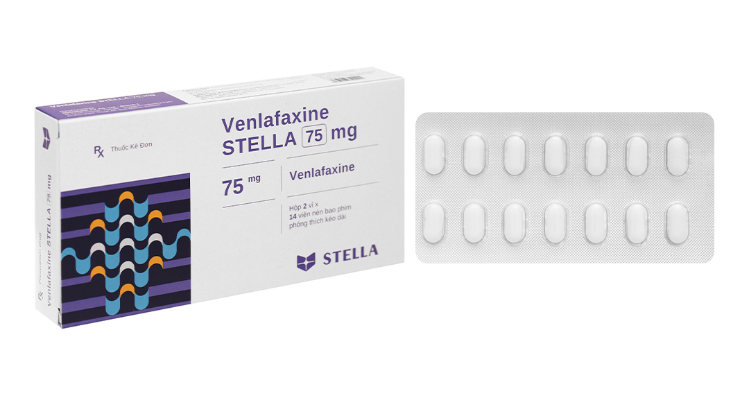 Venlafaxine Stella 75mg trị trầm cảm