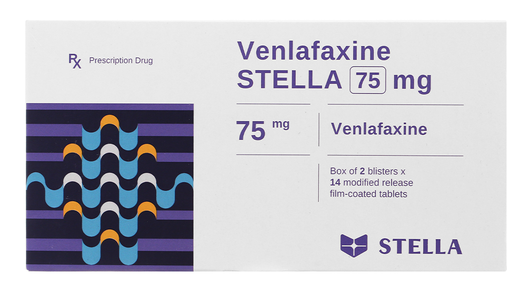 Venlafaxine Stella 75mg trị trầm cảm