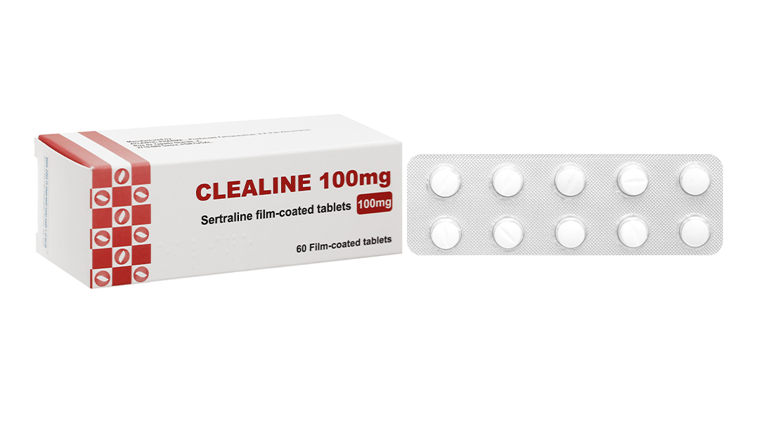 Clealine 100mg trị triệu chứng trầm cảm