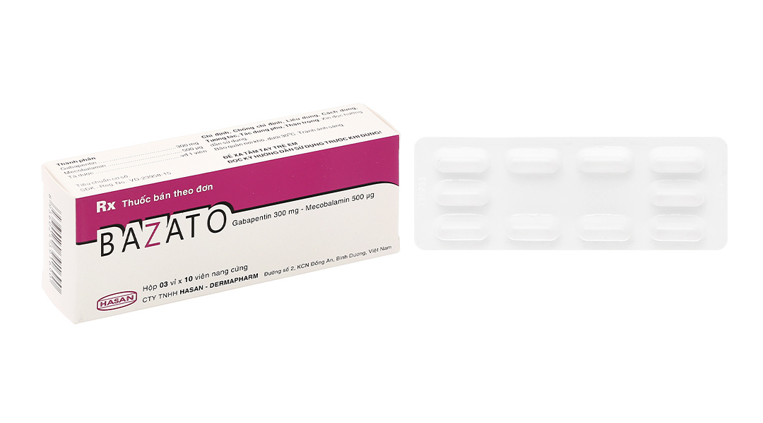 Bazato trị các triệu chứng đau thần kinh