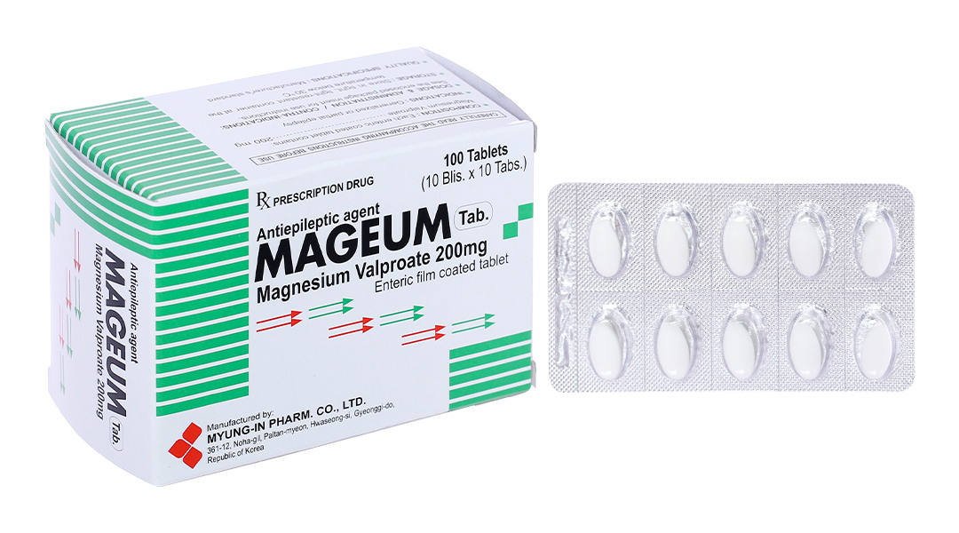 Mageum Tab 200mg trị động kinh