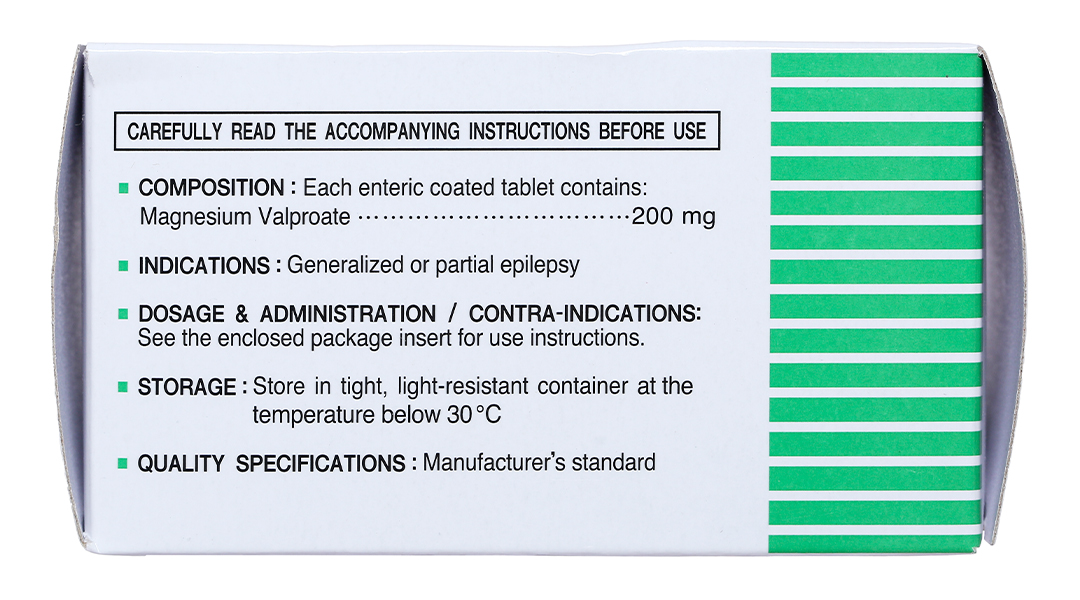 Mageum Tab 200mg trị động kinh