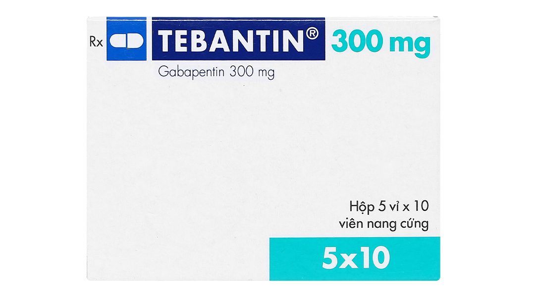 Tebantin 300mg trị động kinh, đau dây thần kinh ngoại biên
