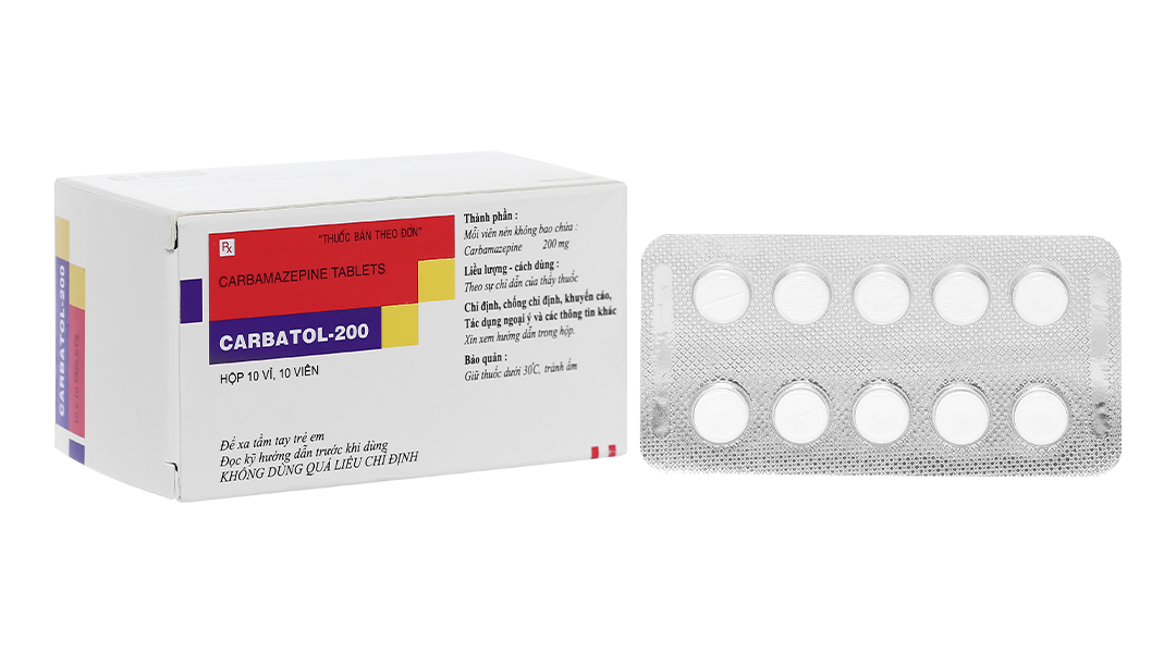 Carbatol-200 trị động kinh