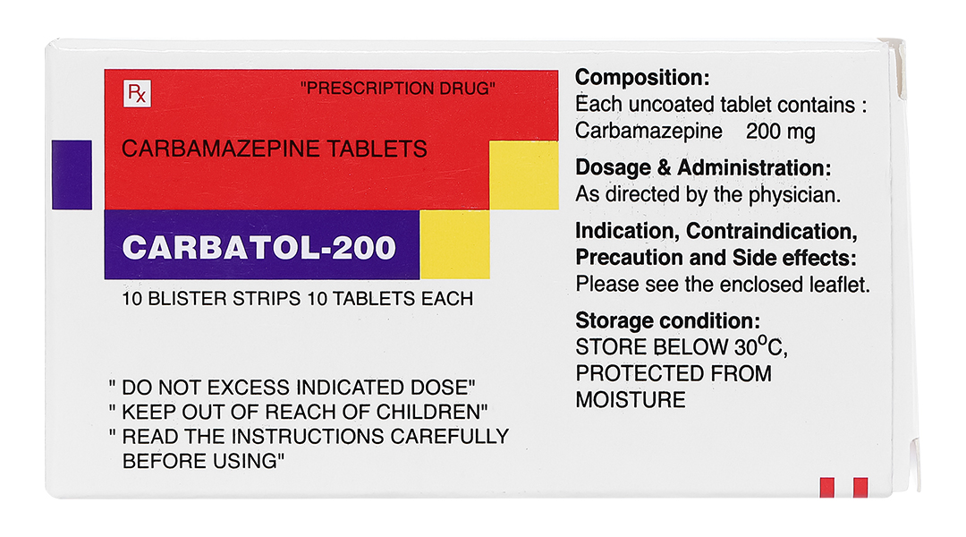 Carbatol-200 trị động kinh