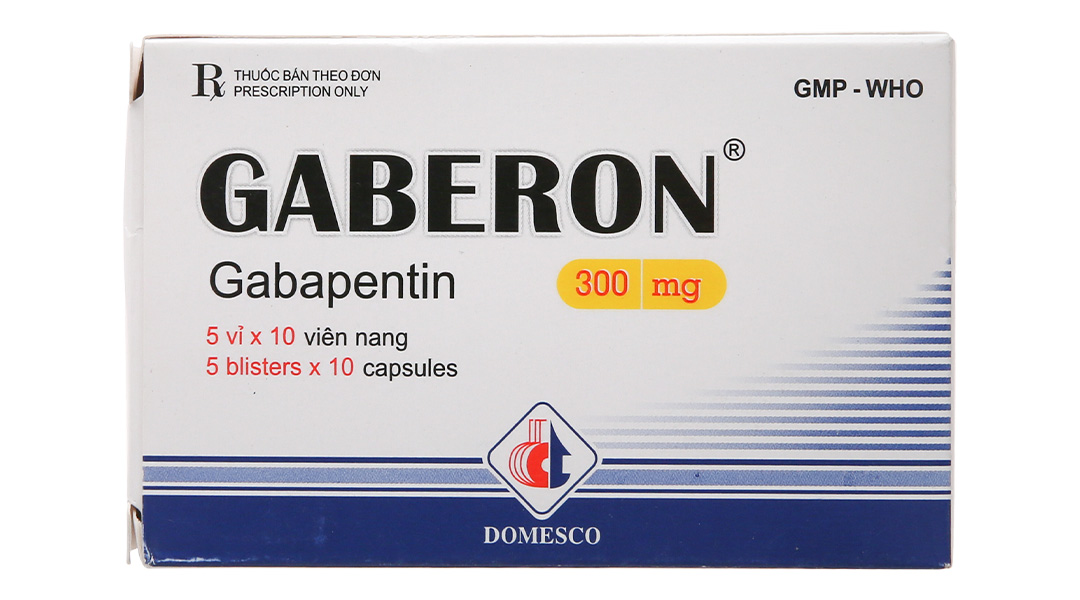 Gaberon 300mg hỗ trợ trị động kinh cục bộ