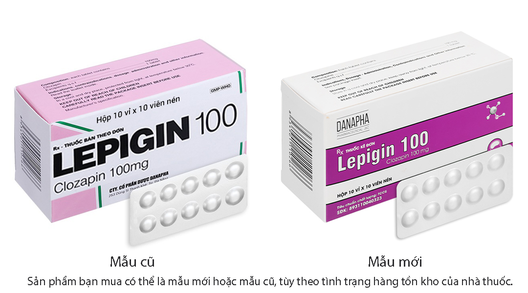 Lepigin 100 trị tâm thần phân liệt kháng trị, rối loạn tâm thần