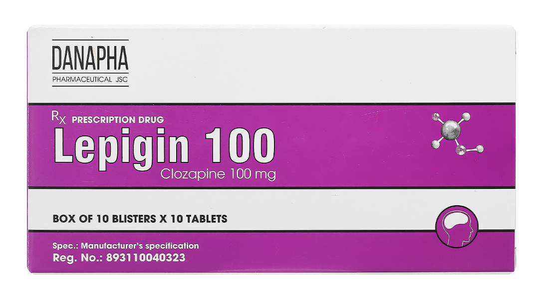 Lepigin 100 trị tâm thần phân liệt kháng trị, rối loạn tâm thần