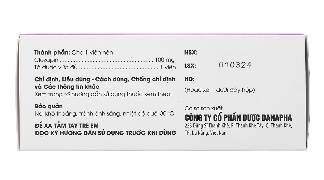 Lepigin 100 trị tâm thần phân liệt kháng trị, rối loạn tâm thần