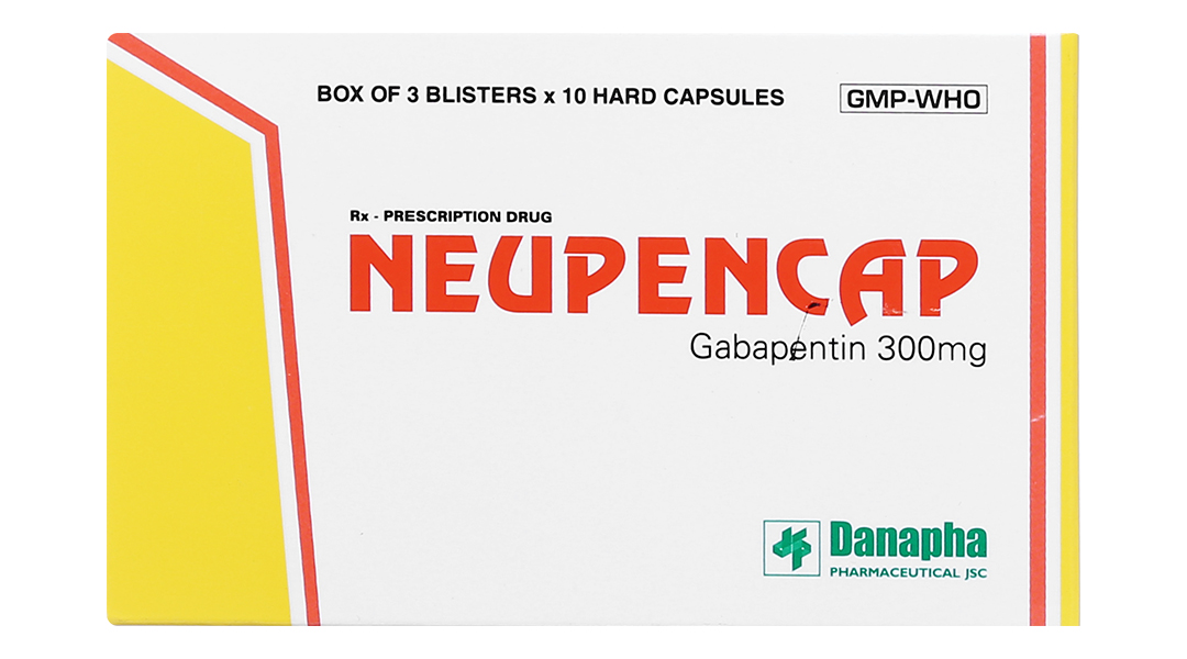 Neupencap 300mg trị động kinh, đau dây thần kinh