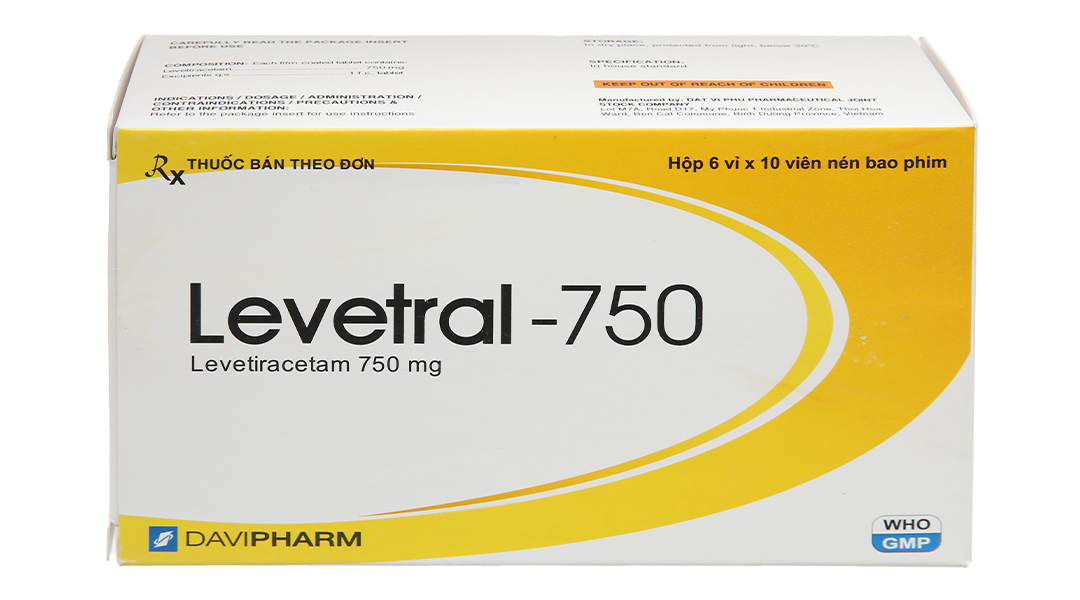 Levetral-750 trị động kinh
