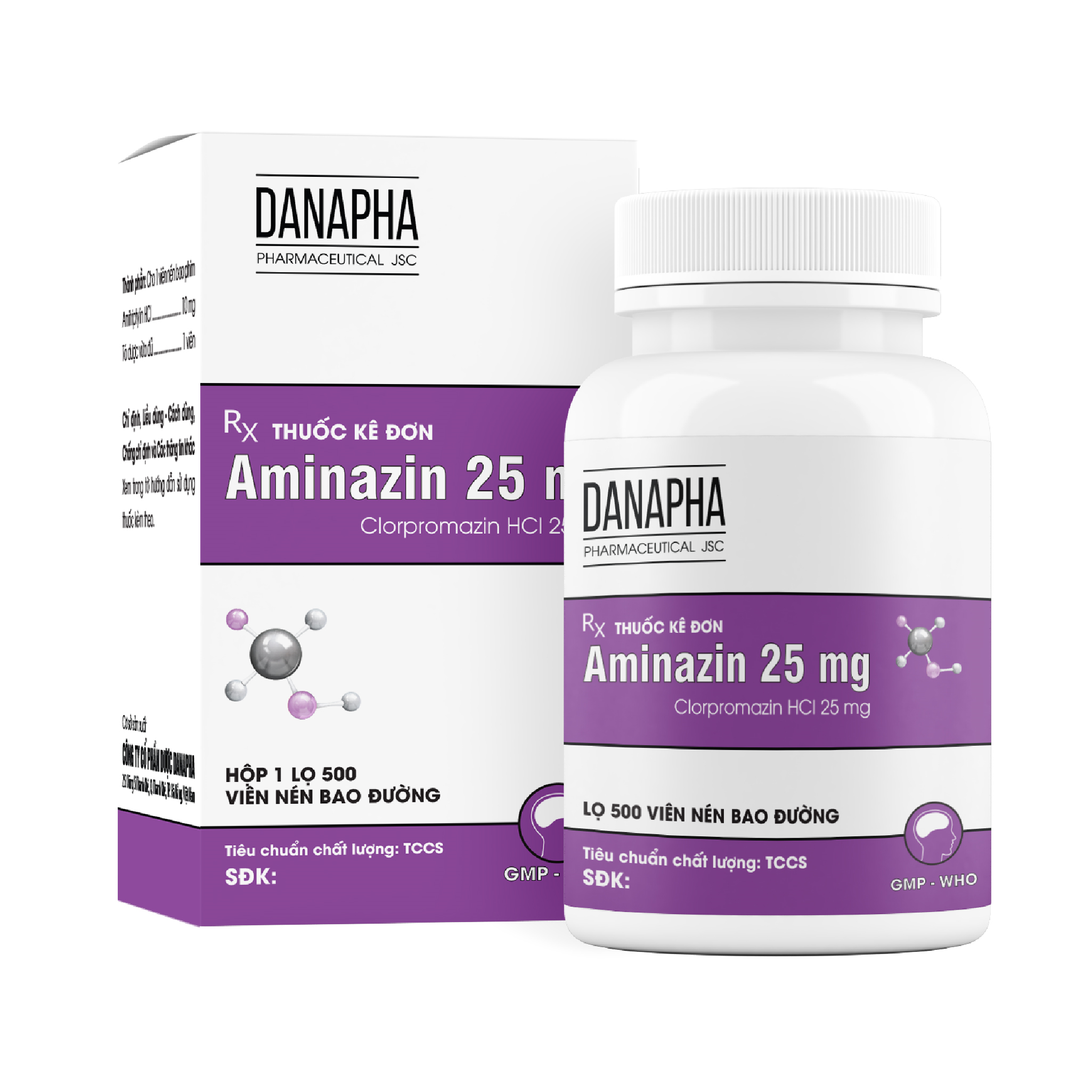 Aminazin 25mg điều trị rối loạn tâm thần