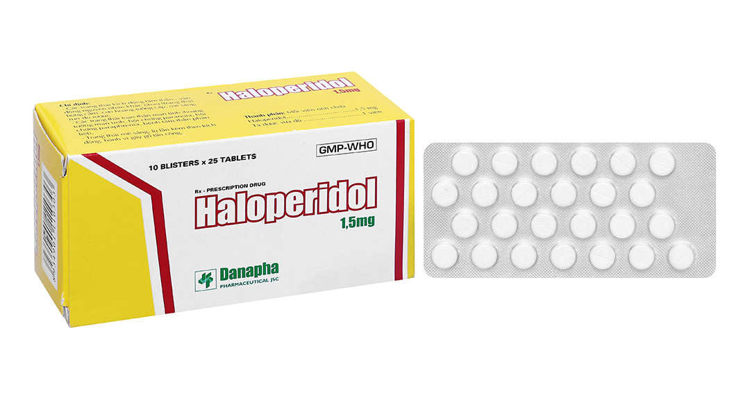 Haloperidol Danapha 1.5mg trị tâm thần phân liệt
