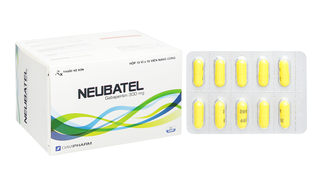 Neubatel 300mg hỗ trợ trị động kinh cục bộ
