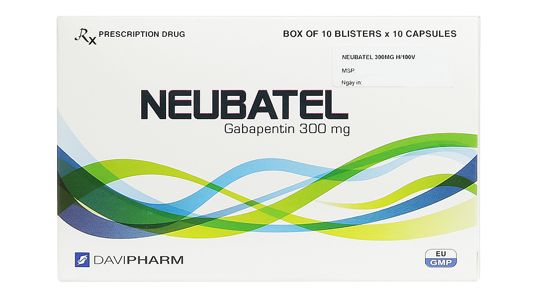 Neubatel 300mg hỗ trợ trị động kinh cục bộ