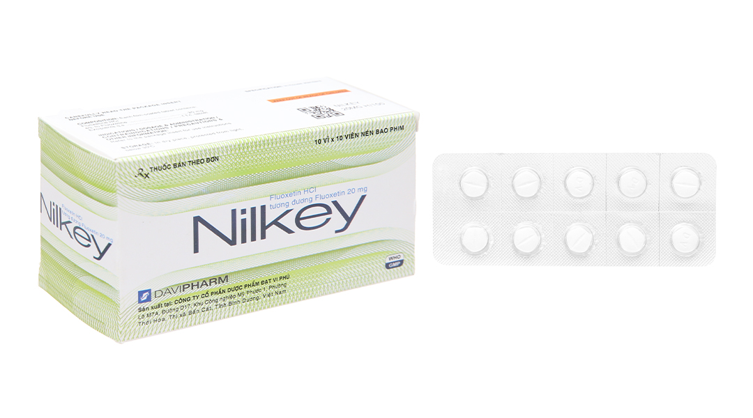 Nilkey 20mg trị bệnh trầm cảm, hội chứng hoảng sợ