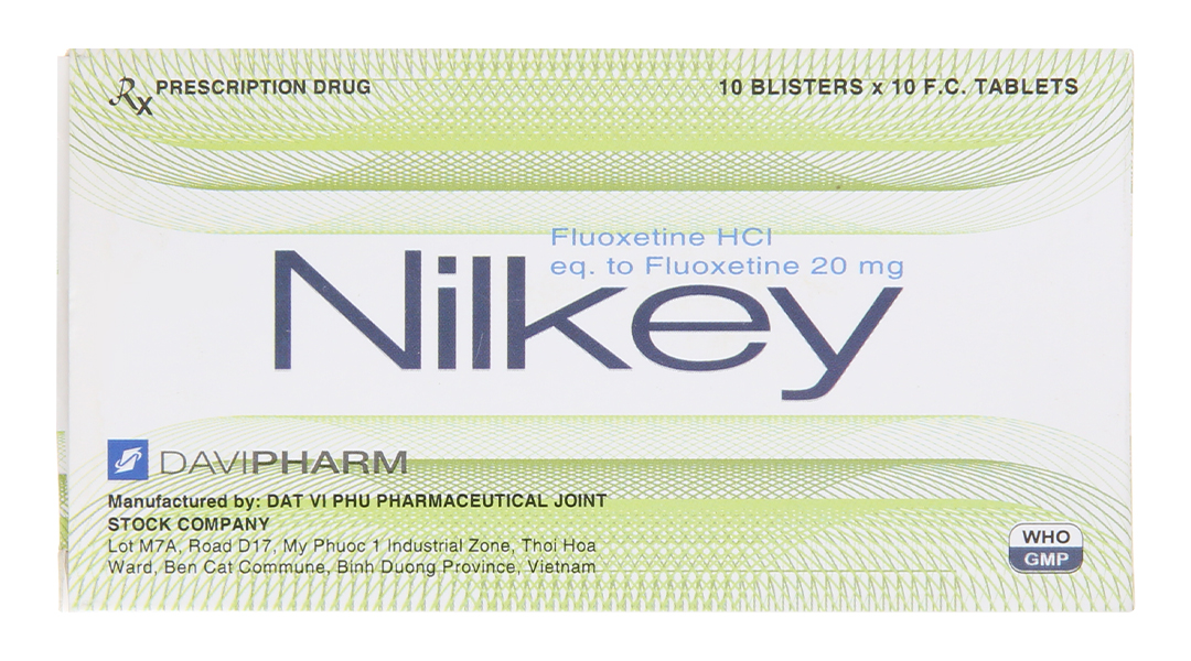 Nilkey 20mg trị bệnh trầm cảm, hội chứng hoảng sợ