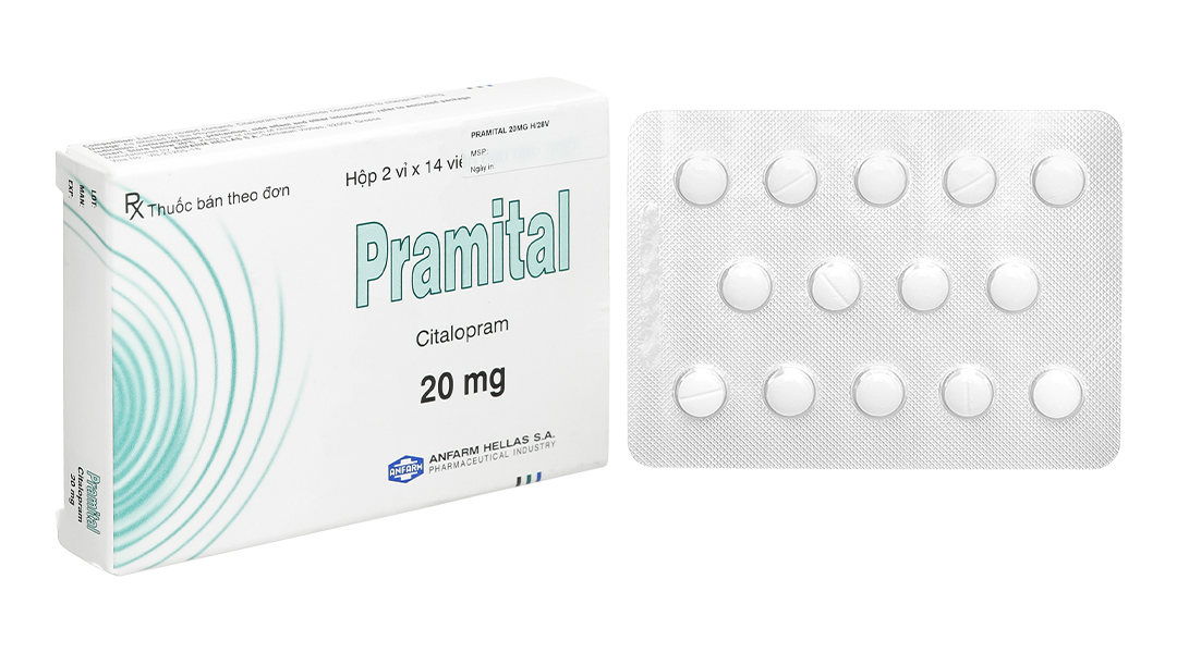 Pramital 20mg trị trầm cảm