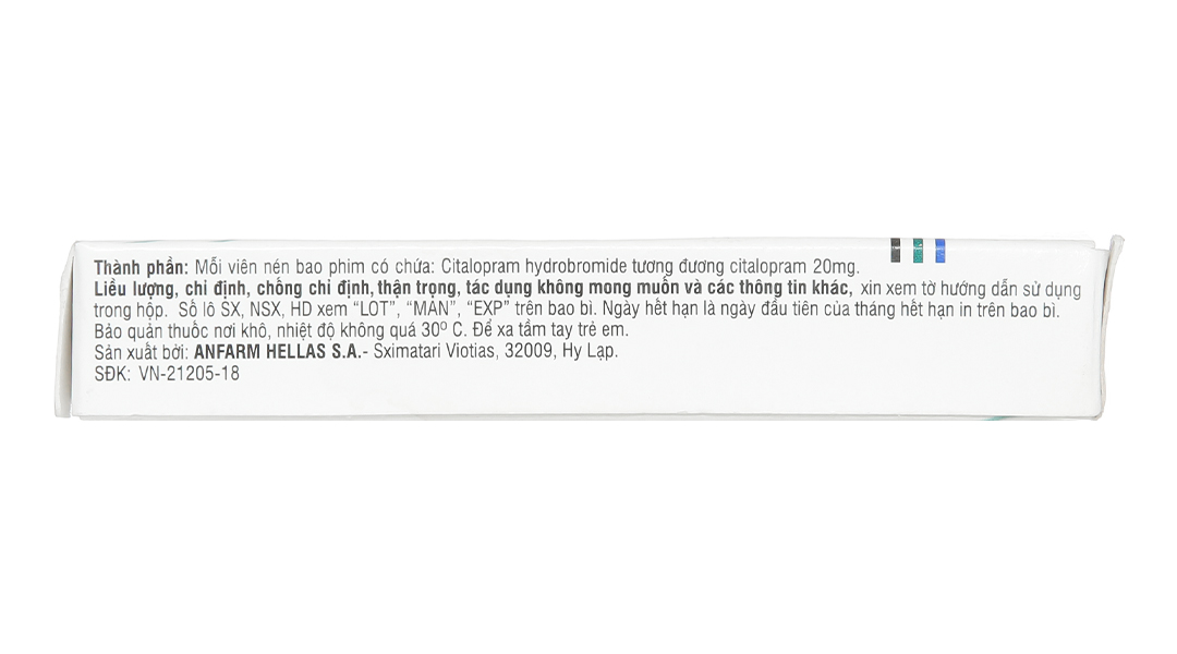 Pramital 20mg trị trầm cảm