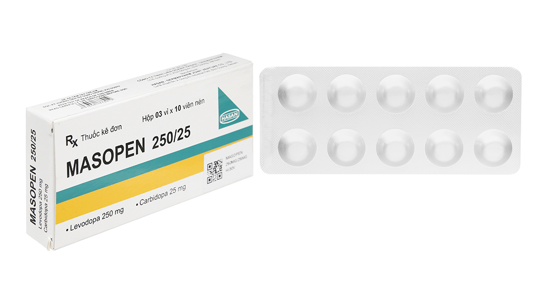 Masopen 250/25 trị Parkinson