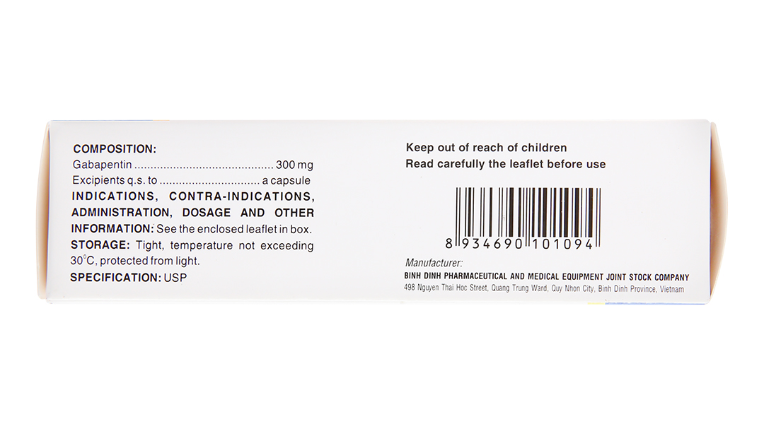 Neucotic 300mg hỗ trợ trị động kinh cục bộ, trị đau thần kinh