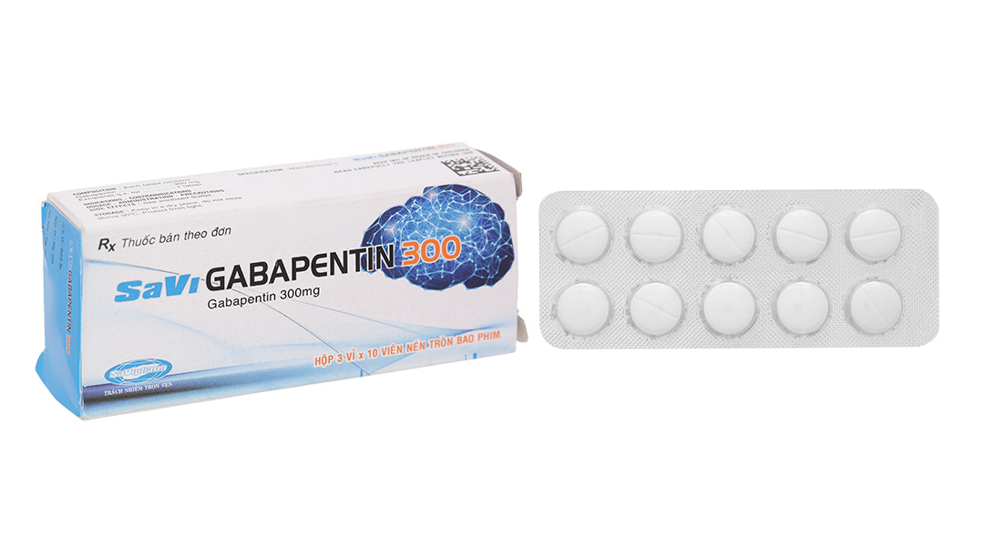 Savi Gabapentin 300 hỗ trợ trị động kinh cục bộ