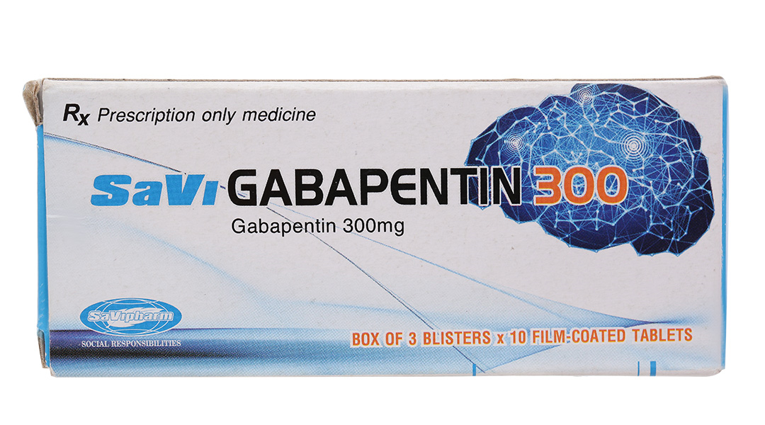 Savi Gabapentin 300 hỗ trợ trị động kinh cục bộ