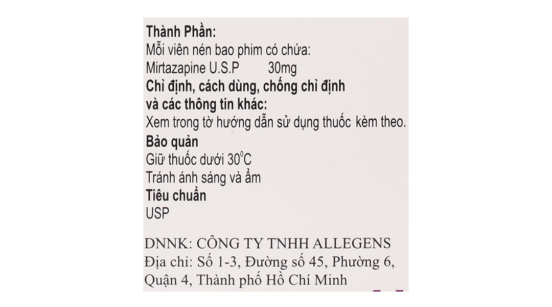 Menelat 30 trị rối loạn trầm cảm nặng