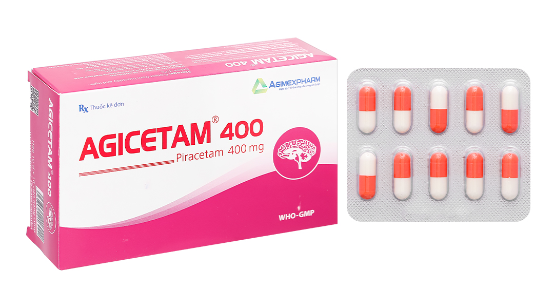 Agicetam 400 trị triệu chứng chóng mặt, nghiện rượu