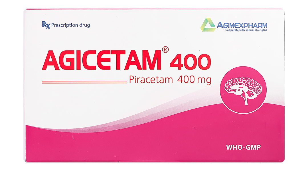Agicetam 400 trị triệu chứng chóng mặt, nghiện rượu