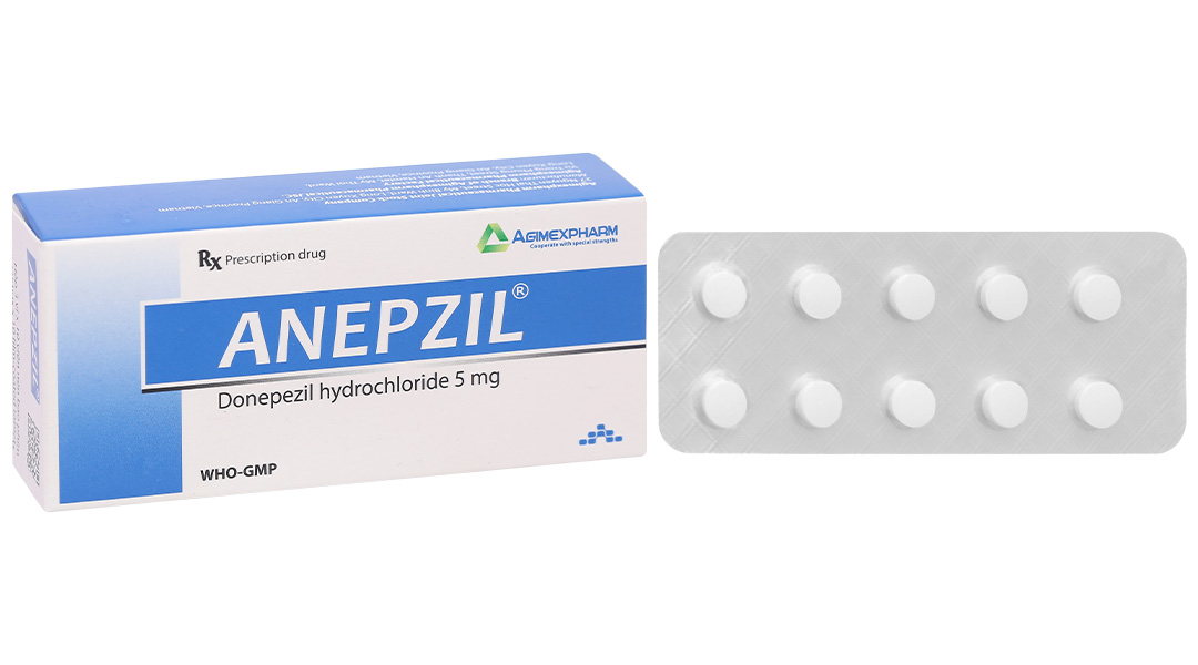 Anepzil 5mg điều trị triệu chứng suy giảm trí nhớ