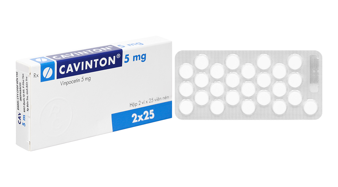 Cavinton 5mg giúp giảm các triệu chứng tâm thần