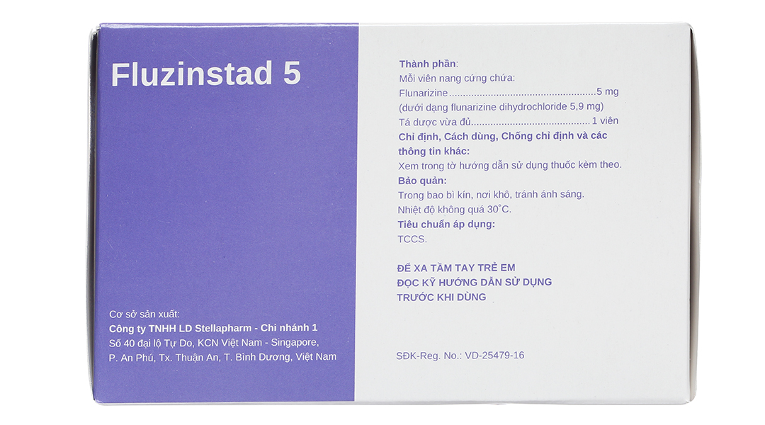 Fluzinstad 5 trị dự phòng cơn đau nửa đầu