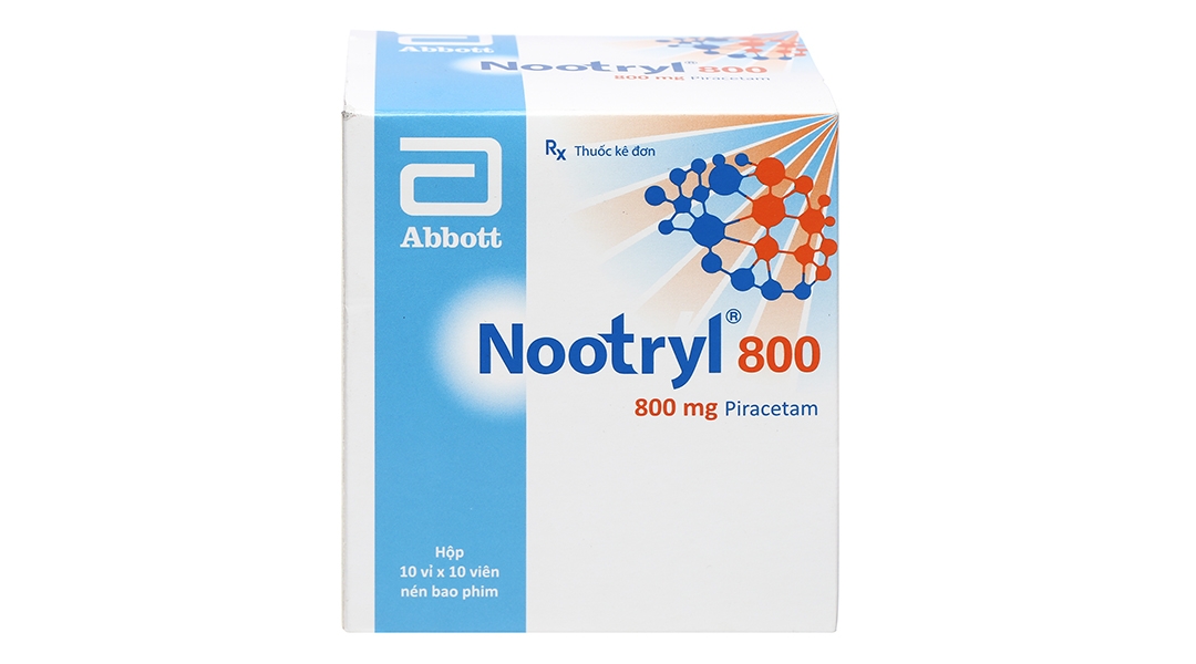 Nootryl 800 trị chóng mặt, giật rung cơ