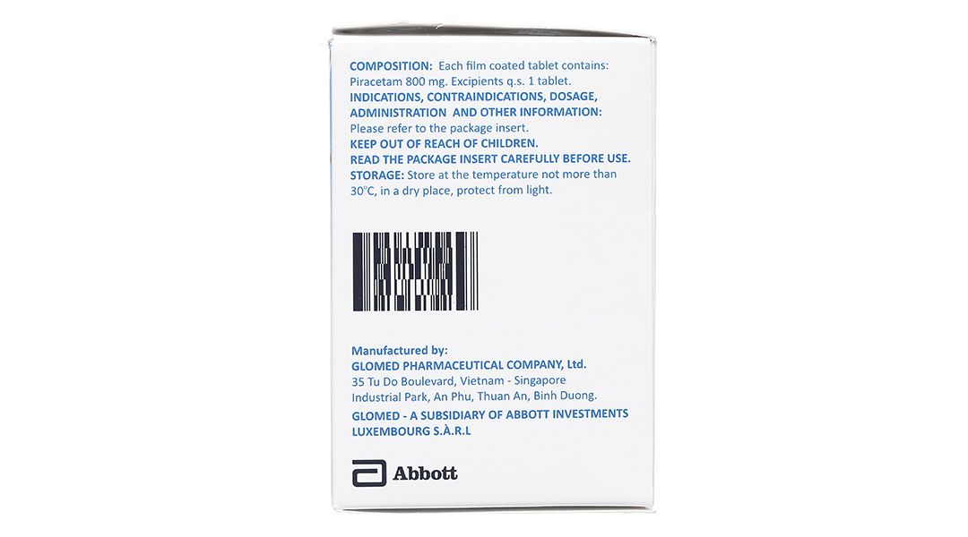 Nootryl 800 trị chóng mặt, giật rung cơ