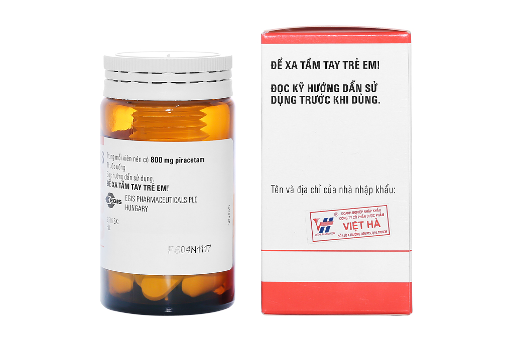 Piracetam EGIS 800mg trị hội chứng tâm thần thực thể