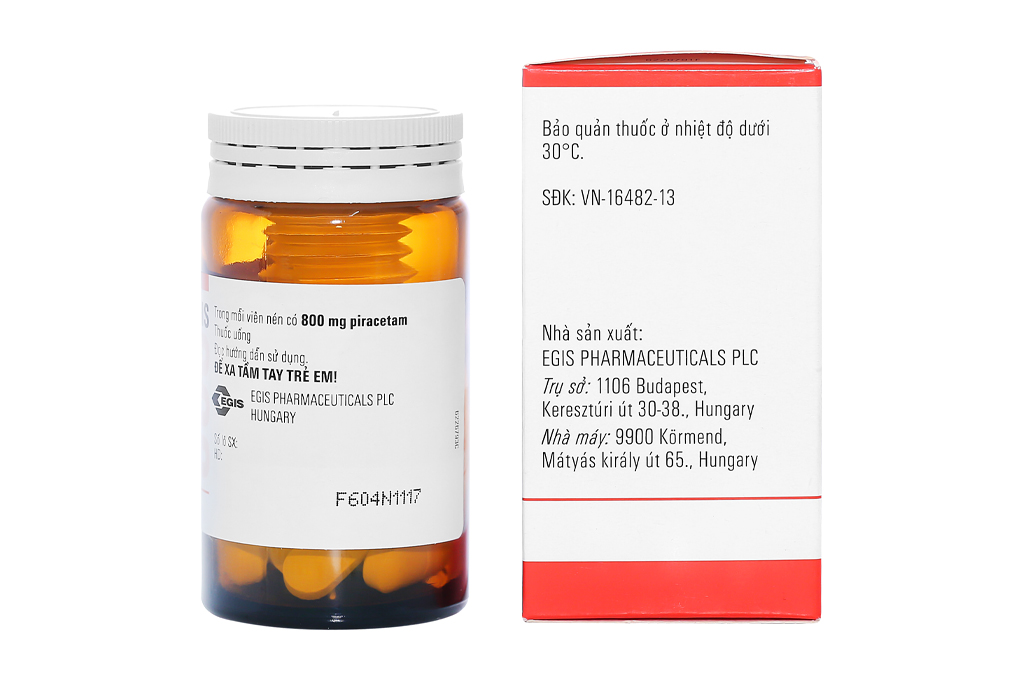 Piracetam EGIS 800mg trị hội chứng tâm thần thực thể