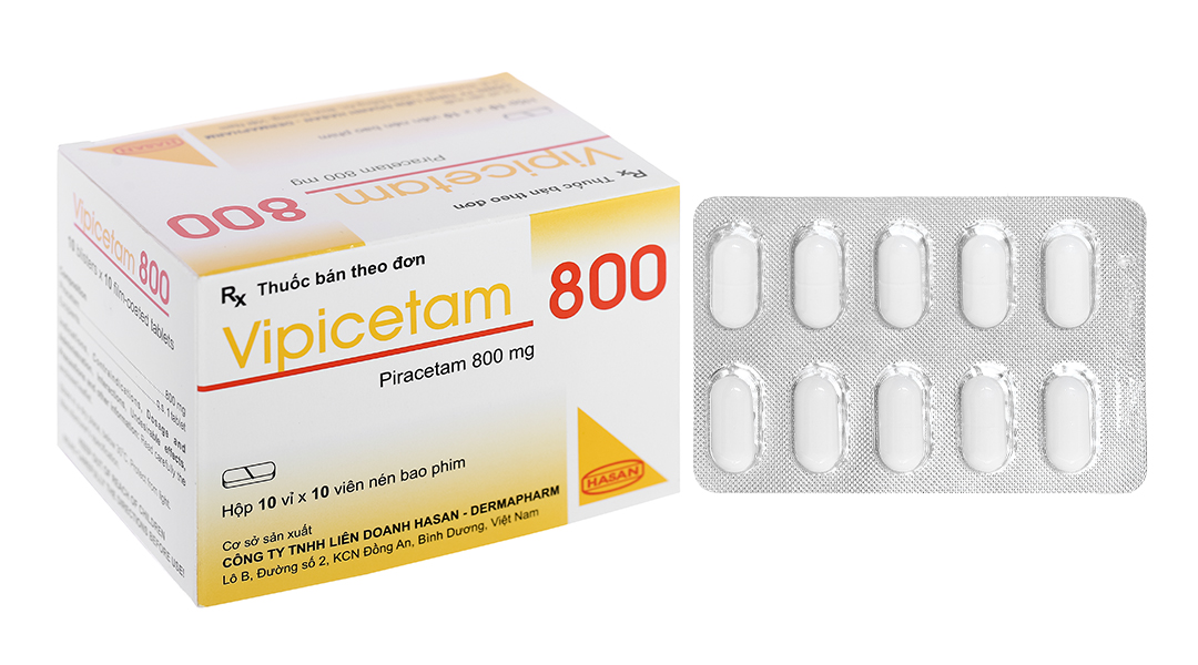 Vipicetam 800 trị rung giật cơ nguồn gốc vỏ não