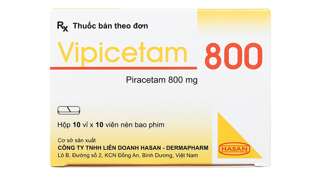 Vipicetam 800 trị rung giật cơ nguồn gốc vỏ não