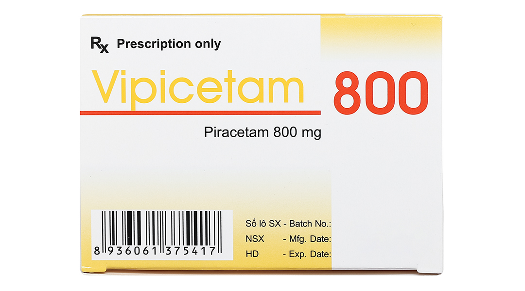 Vipicetam 800 trị rung giật cơ nguồn gốc vỏ não