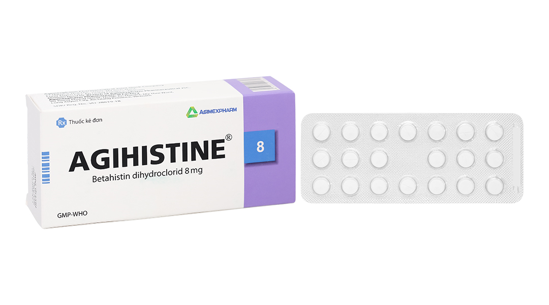 Agihistine 8 trị hội chứng hội chứng Ménière