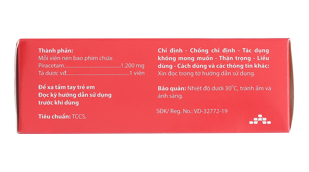 Agicetam 1200 trị triệu chứng chóng mặt, nghiện rượu