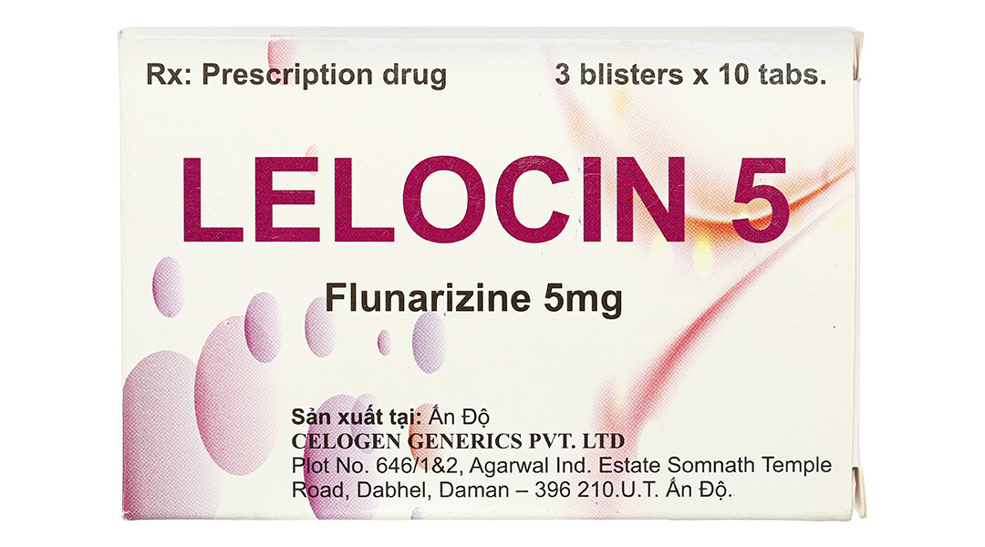 Lelocin 5 trị rối loạn tiền đình, đau nửa đầu