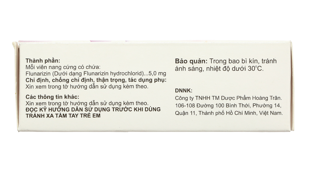 Lelocin 5 trị rối loạn tiền đình, đau nửa đầu