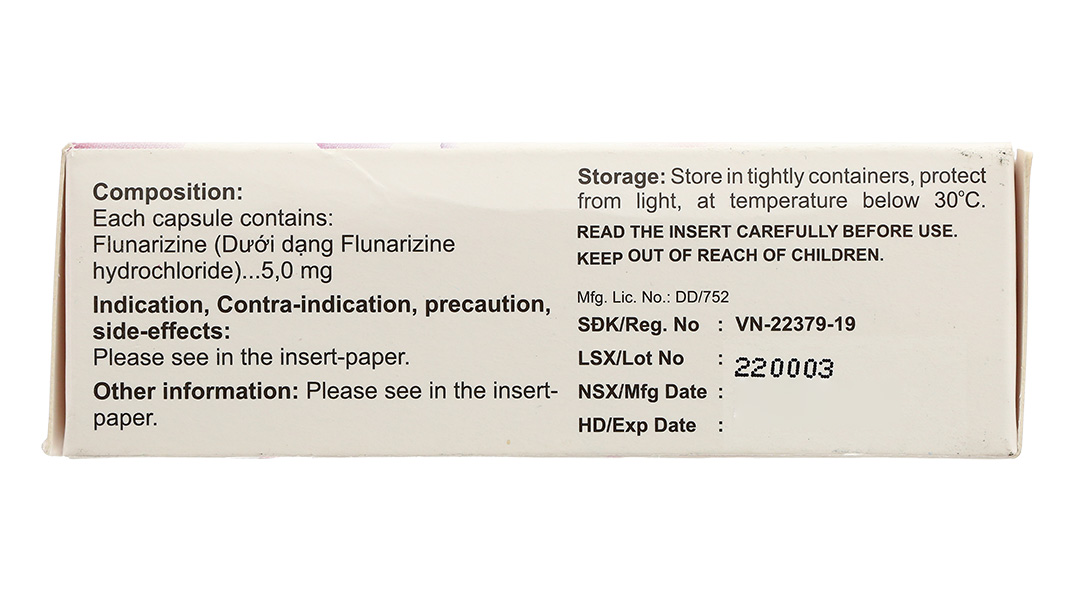Lelocin 5 trị rối loạn tiền đình, đau nửa đầu