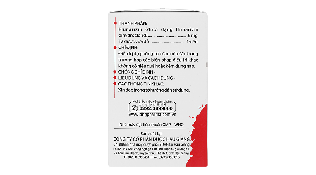 Hagizin 5mg trị các triệu chứng do rối loạn tiền đình
