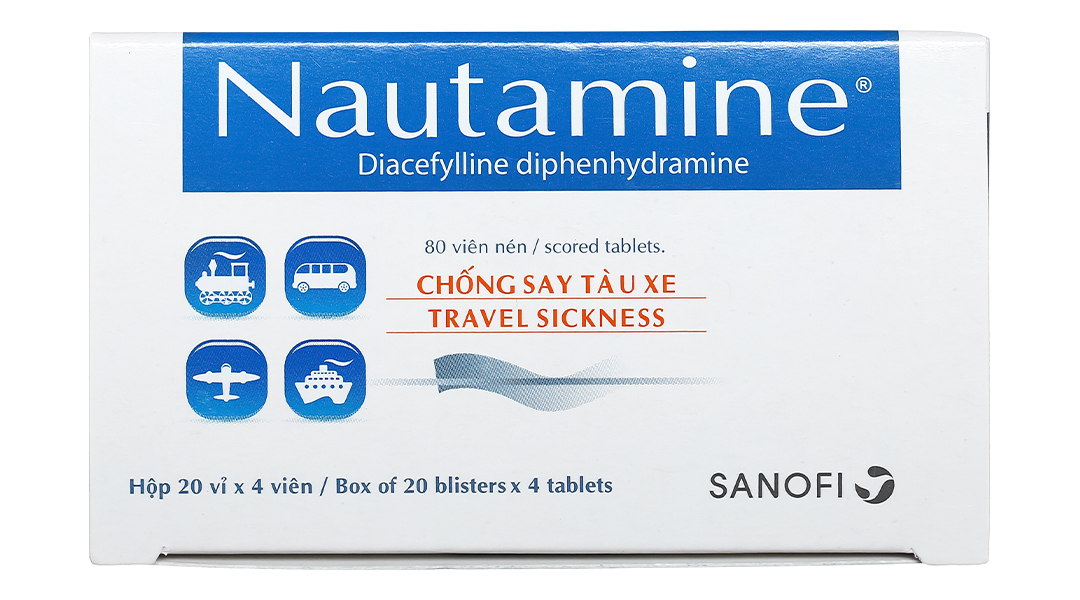 Nautamine 90mg chống say tàu xe