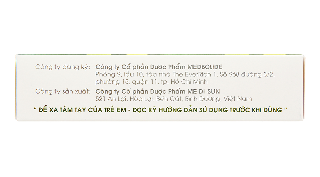 Gefbin 20mg trị viêm mũi dị ứng, nổi mày đay vô căn mạn tính